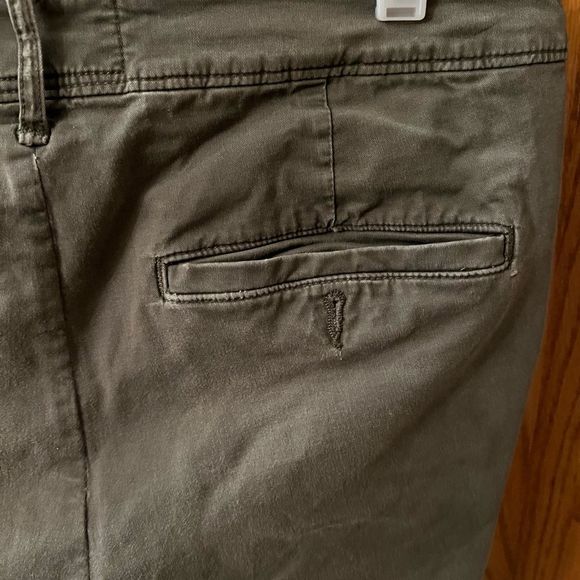 Abercrombie & Fitch Rustin Athletic Slim Stretch Pants - olive green (29W X 32L) - Picture 7 of 7